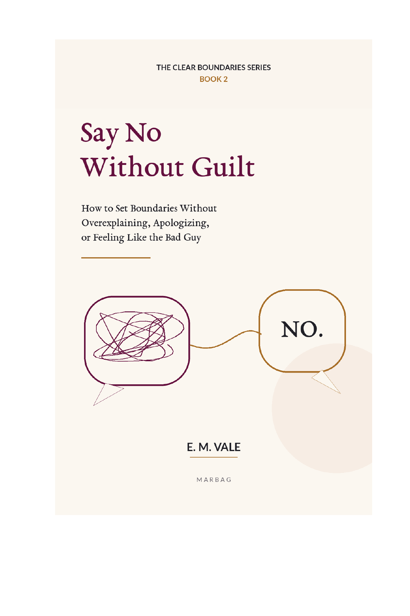 Say No Without Guilt book cover
